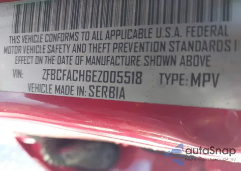 2014 Fiat 500L Lounge из США, поврежденный, VIN ZFBCFACH6EZ005518